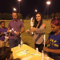 candle preparation youth mentoring vigil