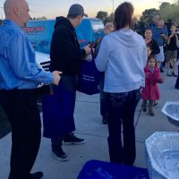 Anxious participants second annual turkey giveaway