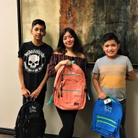 2017 Back to School Giveaway backpacks and kids