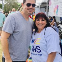 Paul Powell and woman pride festival