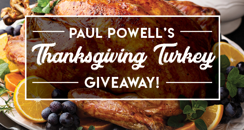 Thanksgiving Giveaway - The Paul Powell Law Firm