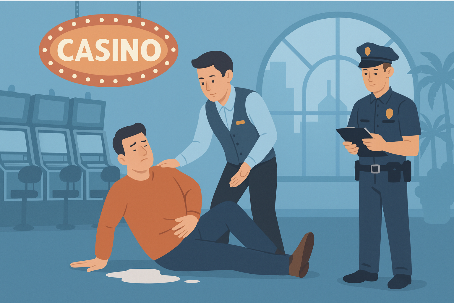 Casino Slip and Fall: Who Is Responsible?