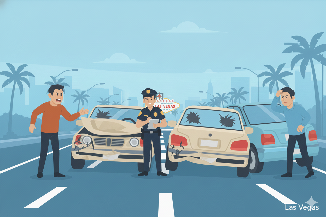 Rear End Accident in Henderson Who Is at Fault