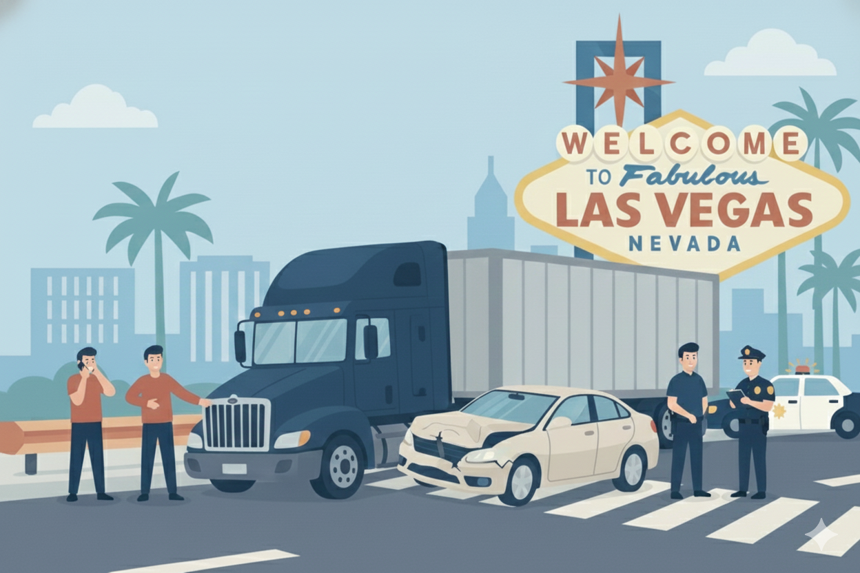 Car vs Truck Accidents in Las Vegas Why Liability Rules Differ