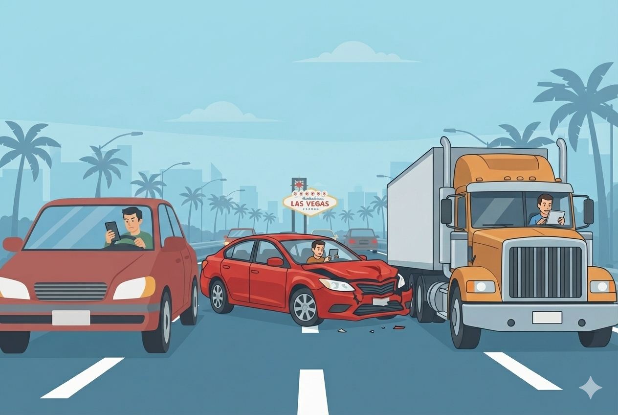 Distracted Driving Accidents: From Cars to Commercial Trucks