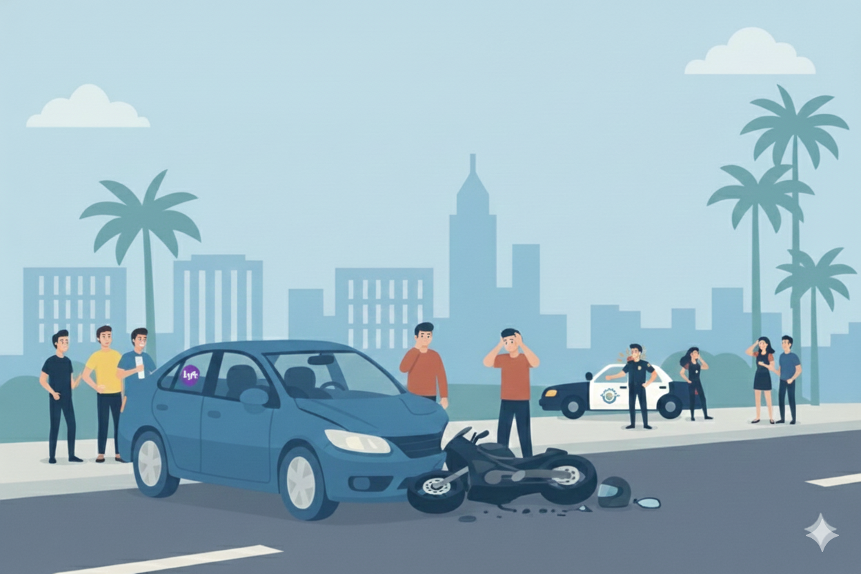 Motorcycle Accidents Involving Rideshare Vehicles Who is Responsible