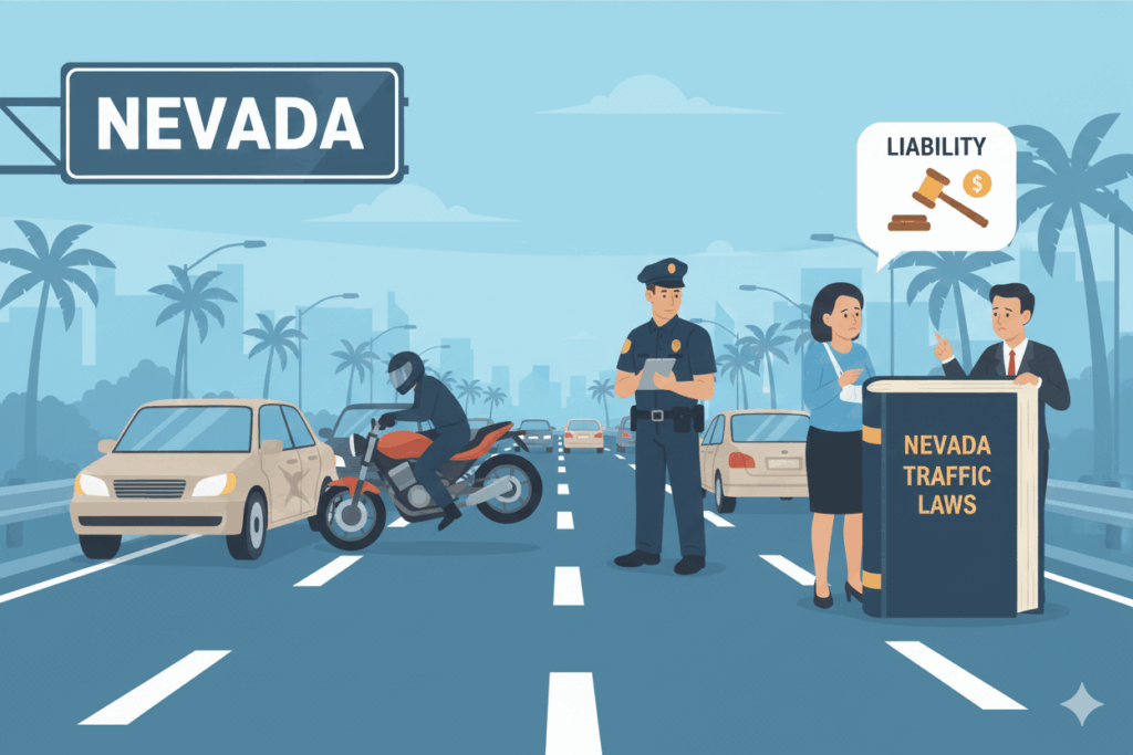 Motorcycle Lane Splitting Liability in Nevada