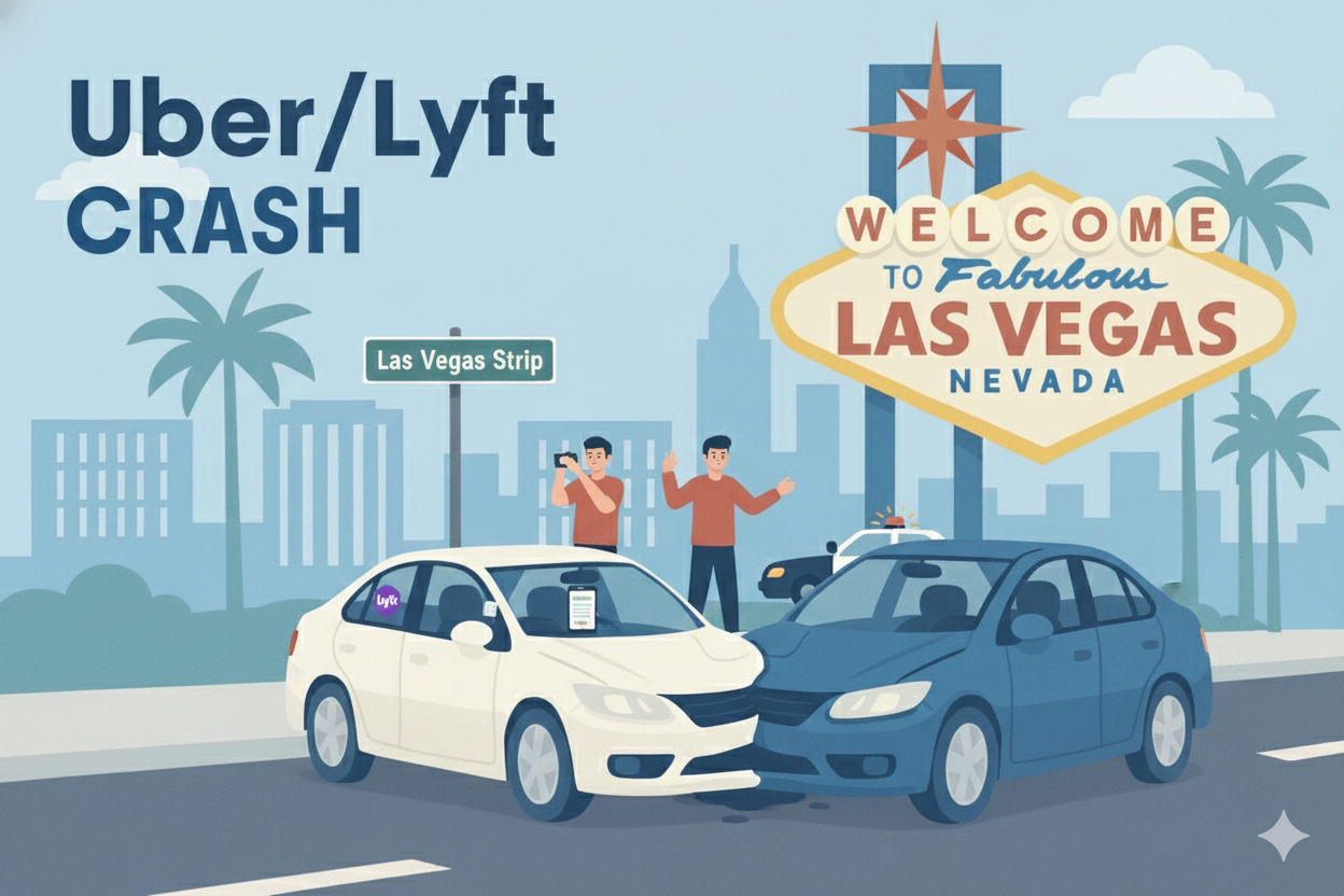 Steps After an Uber or Lyft Rideshare Crash in Las Vegas 1