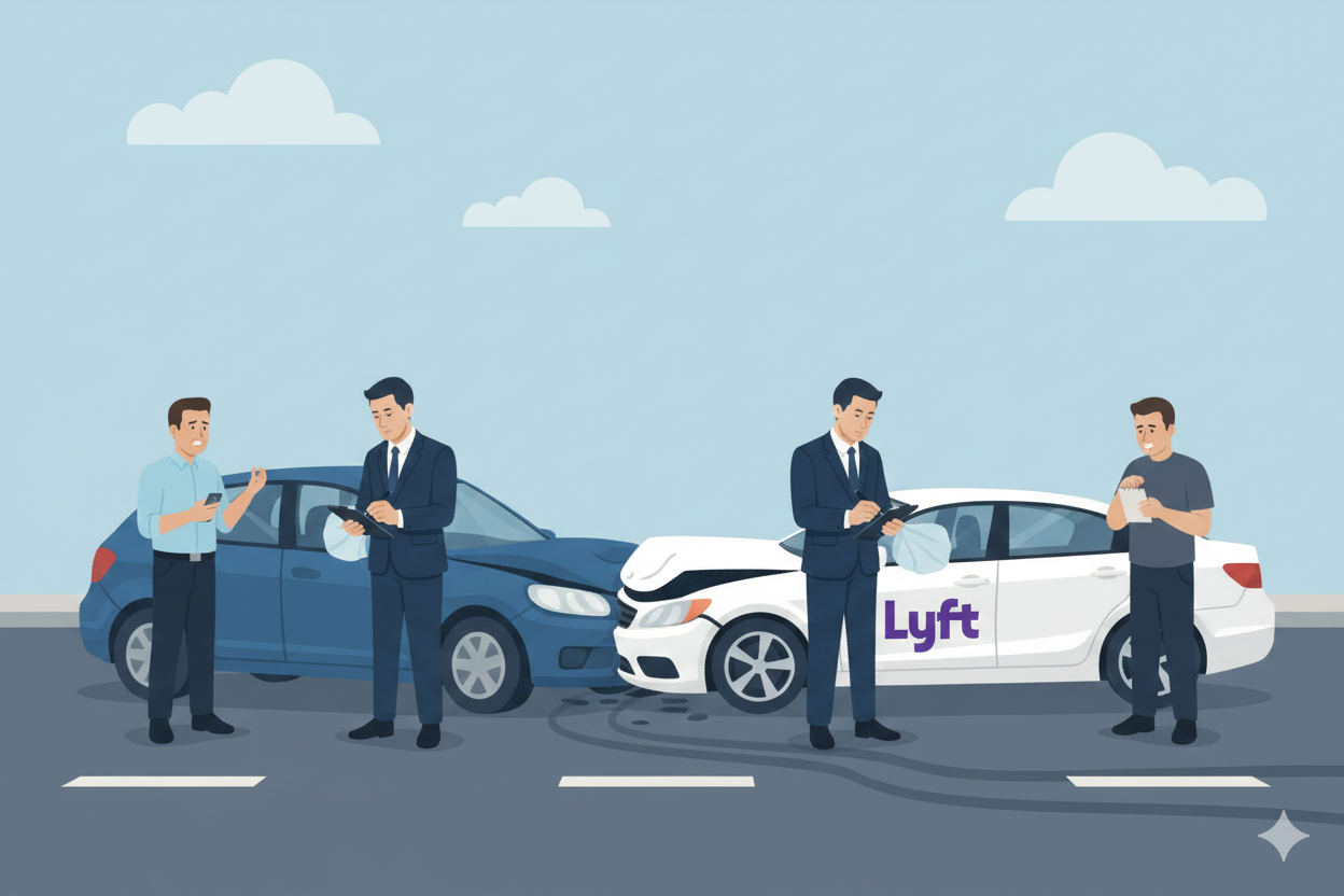 When Your Lyft Driver Was Distracted Suing the Individual