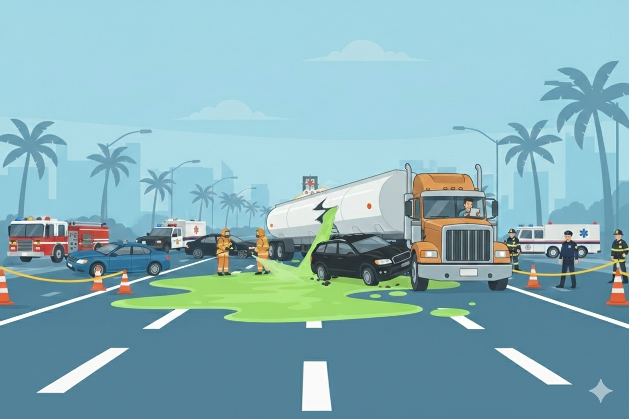 Truck Accident Attorney in Las Vegas: Protecting Victims of Hazardous Material Spills: 5 Things You Should Know